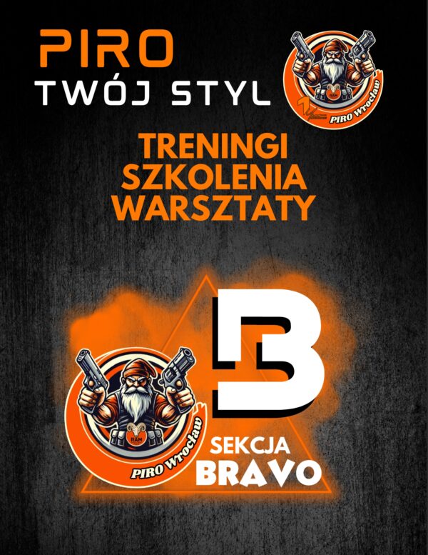 PIRO-bravo-pistolet-i-rewolwer-obronny Range Day: Sekcja BRAVO 2026 – trening strzelecki PIRO Wrocław dynamiczne strzelanie
