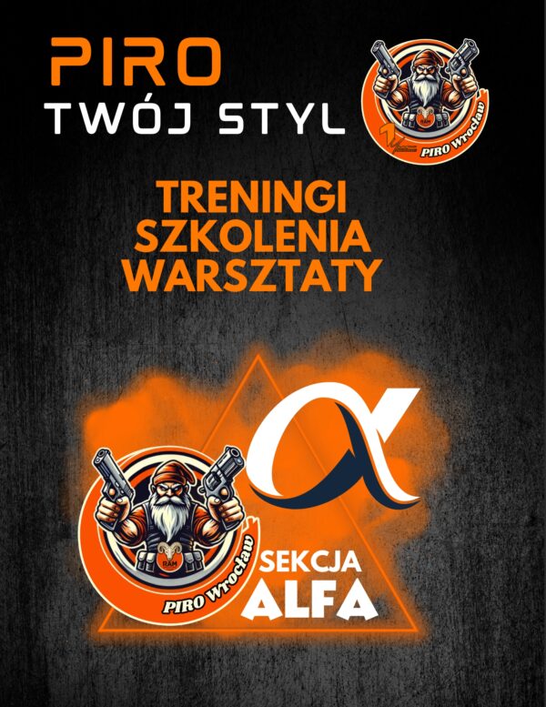 PIRO-alfa-pistolet-i-rewolwer-obronny Range Day: Sekcja ALFA 2026 – trening strzelecki PIRO Wrocław dynamiczne strzelanie