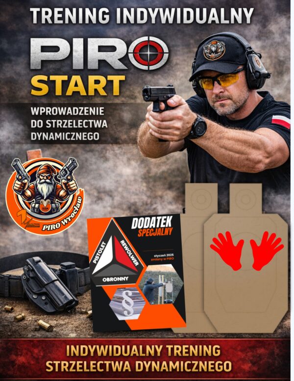 Trening Indywidualny: PIRO START 2026 – trening strzelecki PIRO Wrocław dynamiczne strzelanie