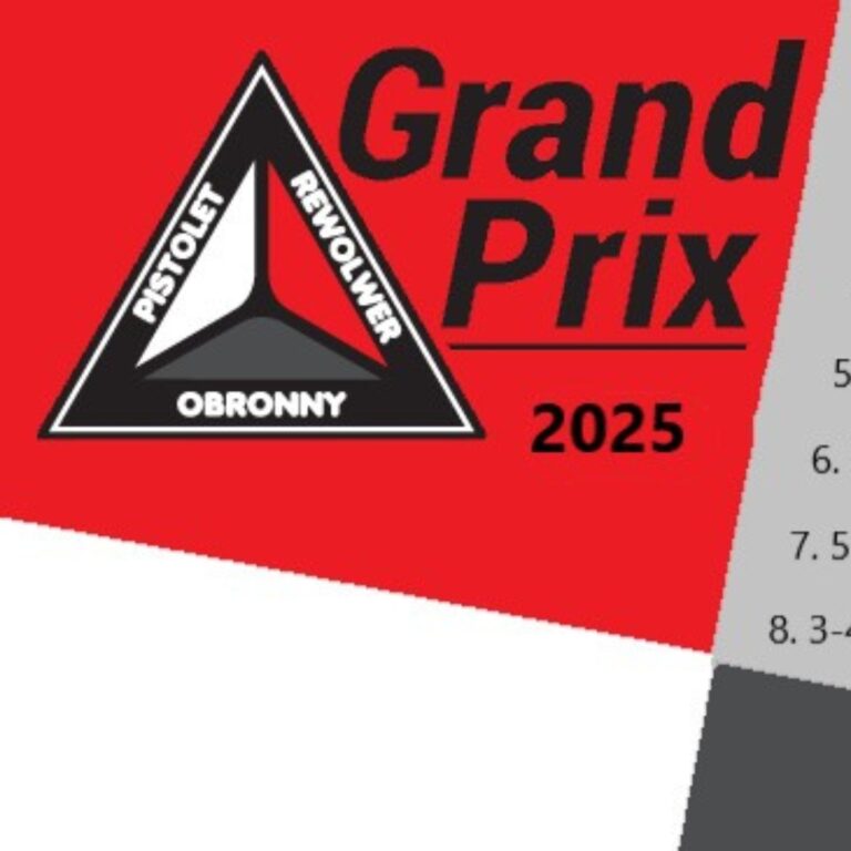 Kalendarz zawodów PIRO Grand Prix 2025 z terminami w Warszawie, Gdyni i Nietoperku.